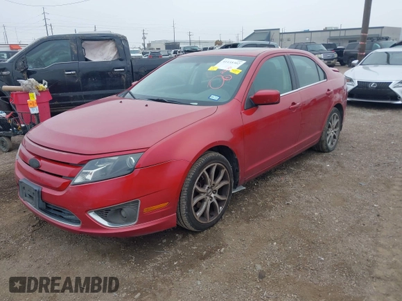 2010 Ford Fusion SE with VIN 3FAHP0HG4AR344180, listed as a IAAI auction lot 41435302 with 202,718 mi miles. Bid and sale history available at carsss.com. Image 2.