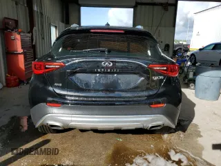 2018 Infiniti QX30 Premium with VIN SJKCH5CR8JA003525, listed as a Copart auction lot 60143134 with 53,640 mi miles and Non Repairable. Bid and sale history available at carsss.com. Image 6.