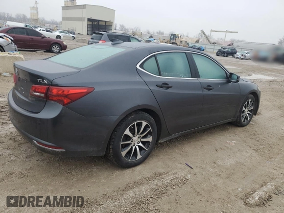 2016 Acura TLX with VIN 19UUB1F3XGA000869, listed as a Copart auction lot 43848055 with 131,104 mi miles and Salvage Title. Bid and sale history available at carsss.com. Image 3.
