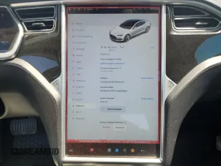 2013 Tesla Model S with VIN 5YJSA1AG9DFP13722, listed as a Copart auction lot 55988075 with 155,575 mi miles and Salvage Title. Bid and sale history available at DreamBid. Image 9.