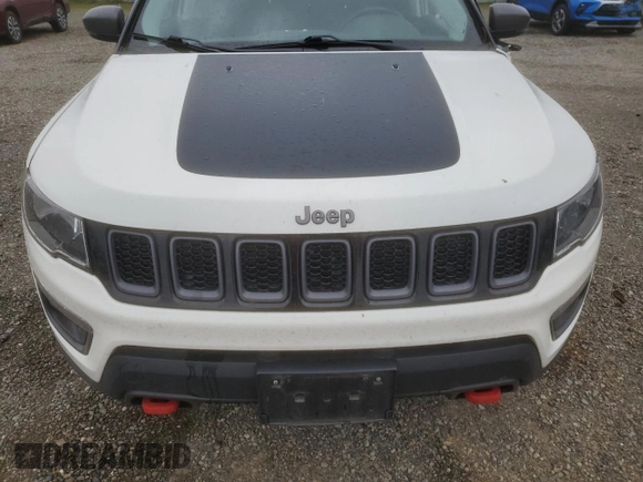 2019 Jeep Compass Trailhawk with VIN 3C4NJDDB4KT790351, listed as a Copart auction lot 48588285 with 67,417 mi miles and Salvage Title. Bid and sale history available at DreamBid. Image 14.