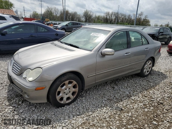 2006 Mercedes-Benz C 280 Luxury with VIN WDBRF92HX6F772006, listed as a Copart auction lot 52244315 with 153,288 mi miles and Clean Title. Bid and sale history available at DreamBid. Image 1.