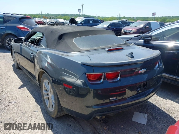 2013 Chevrolet Camaro LT with VIN 2G1FB3D31D9111994, listed as a IAAI auction lot 41778133 with 155,920 mi miles and . Bid and sale history available at DreamBid. Image 3.