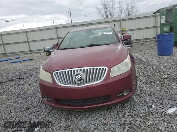 2011 Buick LaCrosse CXL with VIN 1G4GC5ED7BF305246, listed as a Copart auction lot 47810865 with 160,698 mi miles and Salvage title. Bid and sale history available at DreamBid. Image 10.