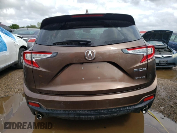 2019 Acura RDX w/Technology Pkg with VIN 5J8TC2H57KL017459, listed as a Copart auction lot 52676504 with 40,732 mi miles and Salvage Title. Bid and sale history available at carsss.com. Image 6.