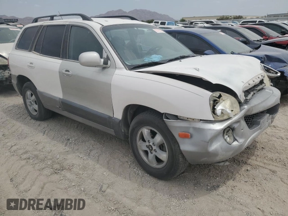 2006 Hyundai Santa Fe GLS with VIN KM8SC13D66U071740, listed as a Copart auction lot 56799315 with 182,998 mi miles and Salvage title. Bid and sale history available at DreamBid. Image 4.