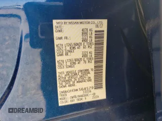 2017 Nissan Titan XD SV with VIN 1N6BA1F43HN564579, listed as a Copart auction lot 72232724 with 81,708 mi miles and Salvage Title. Bid and sale history available at carsss.com. Image 12.