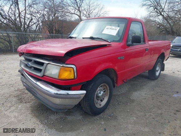 1995 Ford Ranger Splash with VIN 1FTCR10A6SUA57994, listed as a IAAI auction lot 41794131 with 154,439 mi miles. Bid and sale history available at carsss.com. Image 20.