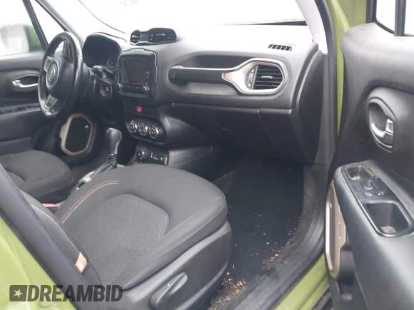 2016 Jeep Renegade Latitude with VIN ZACCJBBT6GPD56227, listed as a IAAI auction lot 41285549 with 107,906 mi miles and . Bid and sale history available at DreamBid. Image 5.