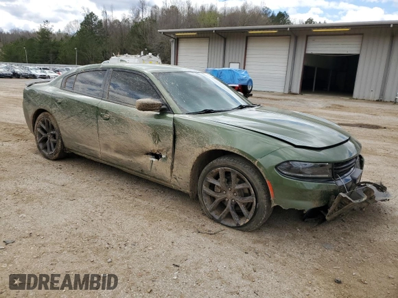 2023 Dodge Charger SXT with VIN 2C3CDXBG2PH627376, listed as a Copart auction lot 49870005 with 30,213 mi miles and Salvage Title. Bid and sale history available at carsss.com. Image 4.