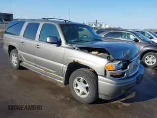 2005 GMC Yukon XL with VIN 1GKFK66U35J177603, listed as a IAAI auction lot 41788729 with 179,843 mi miles and . Bid and sale history available at DreamBid. Image 1.