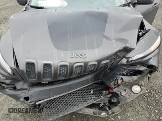 2017 Jeep Cherokee Trailhawk L Plus with VIN 1C4PJMBS2HW651480, listed as a Copart auction lot 47843795 with 96,842 mi miles and Salvage Title. Bid and sale history available at carsss.com. Image 14.