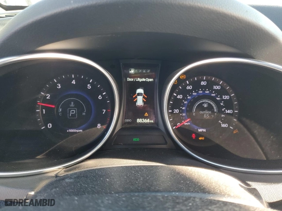 2016 Hyundai Santa Fe Sport with VIN 5XYZUDLB9GG345001, listed as a Copart auction lot 50214505 with 88,364 mi miles and Salvage Title. Bid and sale history available at carsss.com. Image 9.