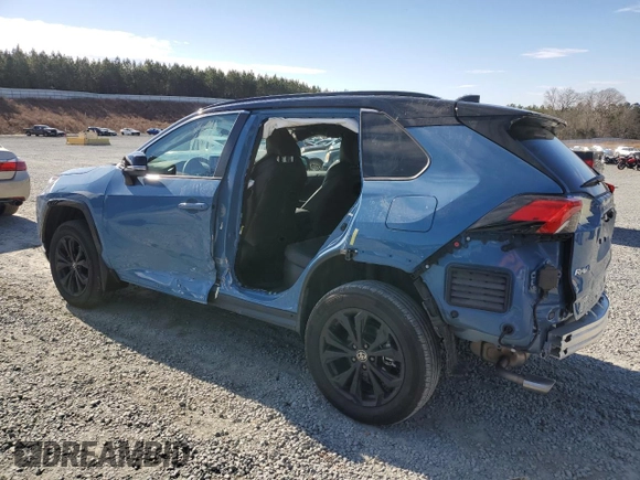 2024 Toyota RAV4 Hybrid XSE with VIN 4T3E6RFV1RU143396, listed as a Copart auction lot 88472855 with 21,868 mi miles and Salvage Title. Bid and sale history available at DreamBid. Image 2.