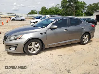 2014 Kia Optima LX with VIN 5XXGM4A70EG279106, listed as a Copart auction lot 56283135 with 160,693 mi miles and Salvage title. Bid and sale history available at DreamBid. Image 1.