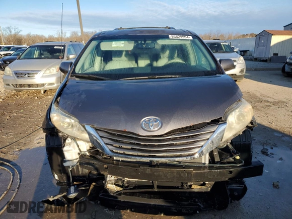 2011 Toyota Sienna XLE AAS with VIN 5TDYK3DC1BS170855, listed as a Copart auction lot 86829904 with 142,117 mi miles and Salvage Title. Bid and sale history available at carsss.com. Image 5.