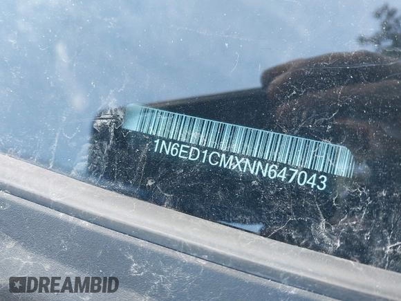 2022 Nissan Frontier S with VIN 1N6ED1CMXNN647043, listed as a IAAI auction lot 41410487 with 20,463 mi miles and . Bid and sale history available at DreamBid. Image 17.