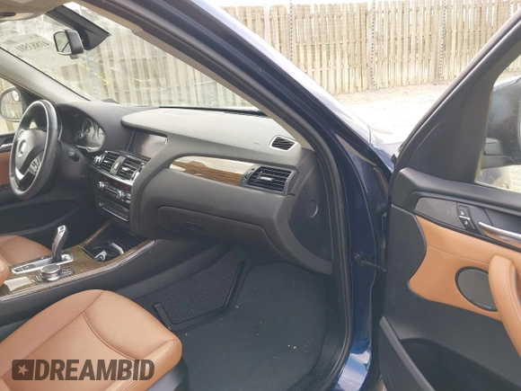 2017 BMW X3 xDrive35i with VIN 5UXWX7C57H0U40507, listed as a IAAI auction lot 41883501 with 72,738 mi miles and . Bid and sale history available at DreamBid. Image 5.