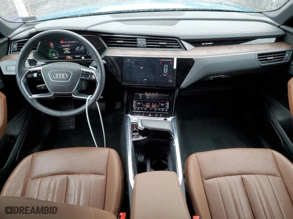 2019 Audi e-tron Premium Plus with VIN WA1LABGE3KB011535, listed as a Copart auction lot 45188843 with 19,465 mi miles. Bid and sale history available at carsss.com. Image 8.