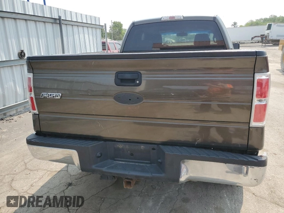 2009 Ford F-150 STX with VIN 1FTRX14849FA73732, listed as a Copart auction lot 59317545 with 162,744 mi miles and Salvage title. Bid and sale history available at DreamBid. Image 6.