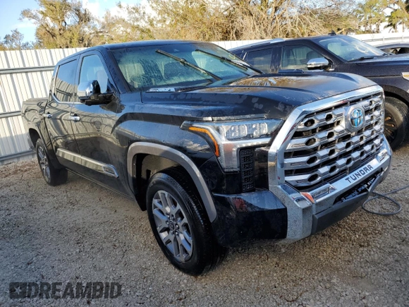 2024 Toyota Tundra 1794 Edition with VIN 5TFMC5DB8RX054569, listed as a Copart auction lot 79186024 with Not provided miles and Non repairable. Bid and sale history available at DreamBid. Image 4.