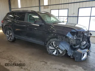 2024 Volkswagen Atlas SE with VIN 1V2HR2CA6RC580681, listed as a Copart auction lot 62478095 with 22,485 mi miles and Clean title. Bid and sale history available at DreamBid. Image 4.