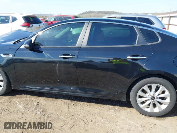 2018 Kia Optima LX with VIN 5XXGT4L36JG264505, listed as a IAAI auction lot 41888652 with 133,596 mi miles. Bid and sale history available at carsss.com. Image 15.