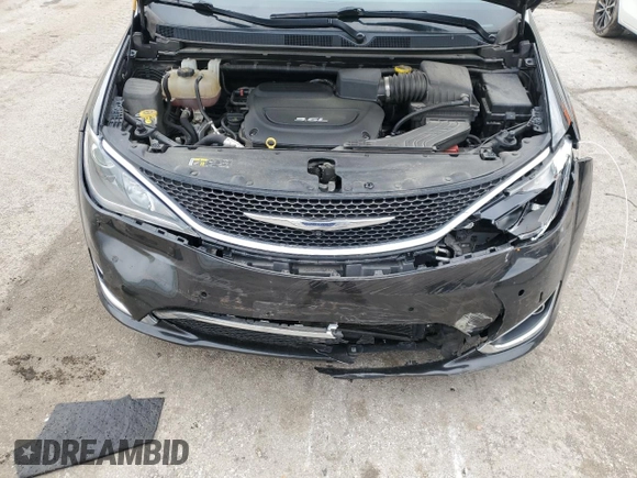 2017 Chrysler Pacifica Touring L Plus with VIN 2C4RC1EG3HR635595, listed as a Copart auction lot 51811995 with 89,405 mi miles and Salvage Title. Bid and sale history available at DreamBid. Image 12.