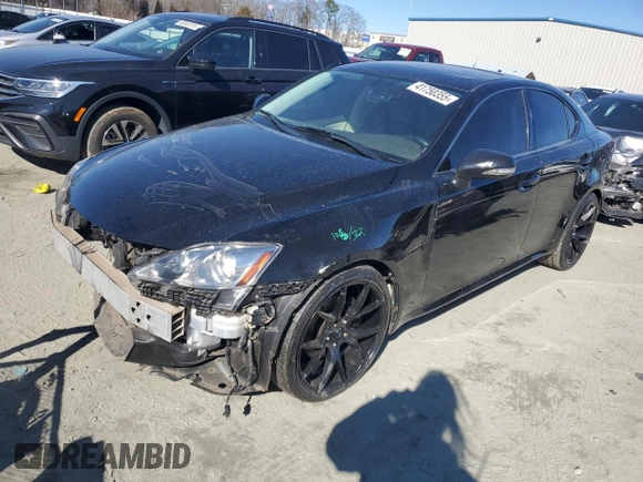 2012 Lexus IS 250 with VIN JTHBF5C21C5168141, listed as a Copart auction lot 41750355 with 228,932 mi miles and Salvage Title. Bid and sale history available at DreamBid. Image 1.