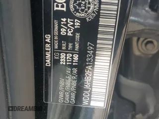 2015 Mercedes-Benz CLS 400 with VIN WDDLJ6HB2FA133497, listed as a Copart auction lot 54266925 with 133,779 mi miles and Salvage title. Bid and sale history available at DreamBid. Image 13.