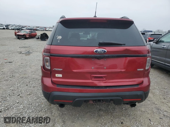 2013 Ford Explorer Sport with VIN 1FM5K8GT4DGC33144, listed as a Copart auction lot 43768165 with 163,170 mi miles and Salvage Title. Bid and sale history available at carsss.com. Image 6.
