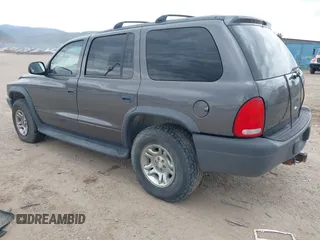2003 Dodge Durango Sport with VIN 1D4HS38N33F573493, listed as a IAAI auction lot 42362568 with 183,288 mi miles and . Bid and sale history available at DreamBid. Image 3.