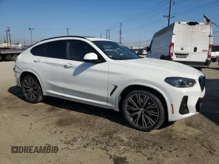 2024 BMW X4 xDrive30i with VIN 5UX33DT09R9W50136, listed as a Copart auction lot 46949595 with 6,467 mi miles and Salvage Title. Bid and sale history available at carsss.com. Image 4.