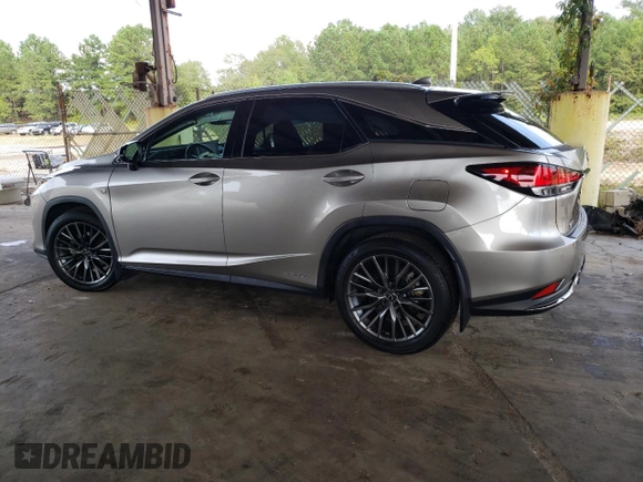 2021 Lexus RX with VIN 2T2YGMDAXMC061923, listed as a Copart auction lot 68178483 with 36,268 mi miles. Bid and sale history available at carsss.com. Image 2.