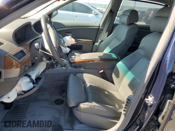 2003 BMW 7 Series 745Li with VIN WBAGN63433DS44768, listed as a Copart auction lot 73611704 with Not Provided miles and Salvage Title. Bid and sale history available at carsss.com. Image 7.