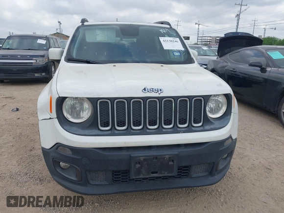 2018 Jeep Renegade Latitude with VIN ZACCJABB2JPH42684, listed as a IAAI auction lot 42130246 with Not Provided miles and . Bid and sale history available at carsss.com. Image 11.