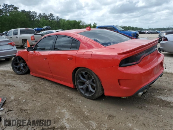 2019 Dodge Charger R/T with VIN 2C3CDXCT5KH575567, listed as a Copart auction lot 51057925 with 161,185 mi miles and Salvage Title. Bid and sale history available at DreamBid. Image 2.