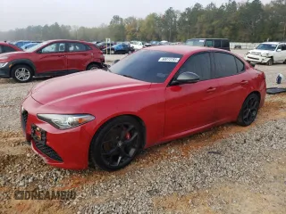 2019 Alfa Romeo Giulia Ti Sport with VIN ZARFAMBN2K7622817, listed as a Copart auction lot 50072285 with 42,143 mi miles and Clean title. Bid and sale history available at DreamBid. Image 1.