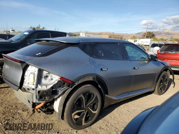 2022 Kia EV6 Wind with VIN KNDC3DLC8N5036028, listed as a Copart auction lot 78536044 with 29,396 mi miles and Salvage Title. Bid and sale history available at carsss.com. Image 3.