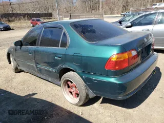 2000 Honda Civic EX with VIN JHMEJ8642YS004030, listed as a Copart auction lot 50002815 with 152,564 mi miles and Salvage Title. Bid and sale history available at carsss.com. Image 2.