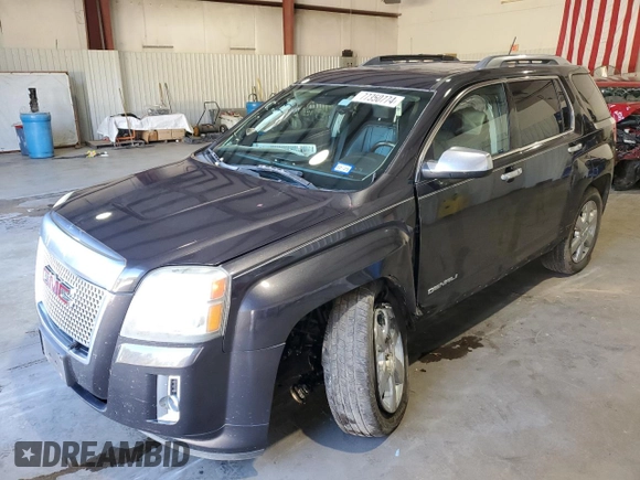 2015 GMC Terrain Denali with VIN 2GKFLUE36F6315806, listed as a Copart auction lot 77350774 with 122,042 mi miles and Salvage Title. Bid and sale history available at DreamBid. Image 1.