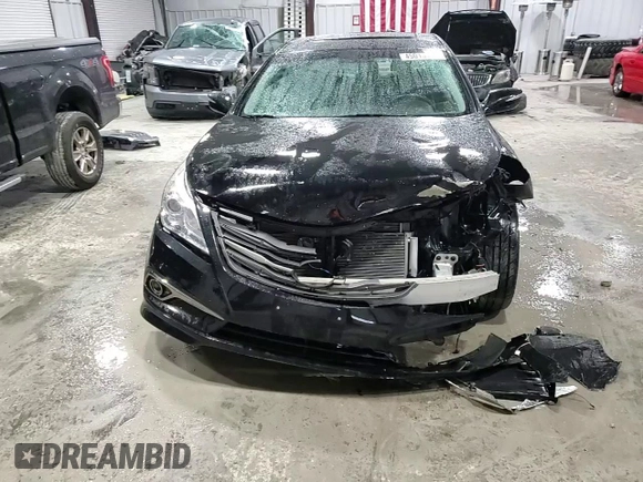 2016 Hyundai Azera with VIN KMHFG4JG8GA555447, listed as a Copart auction lot 45010475 with 96,531 mi miles and Salvage title. Bid and sale history available at DreamBid. Image 13.