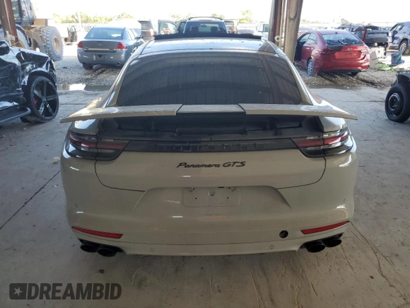 2019 Porsche Panamera GTS with VIN WP0AG2A77KL139387, listed as a Copart auction lot 41153293 with 0 mi miles and Salvage Title. Bid and sale history available at carsss.com. Image 6.