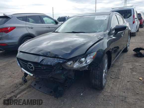 2016 Mazda Mazda6 i Touring with VIN JM1GJ1V51G1470967, listed as a IAAI auction lot 41833308 with 46,271 mi miles. Bid and sale history available at carsss.com. Image 17.