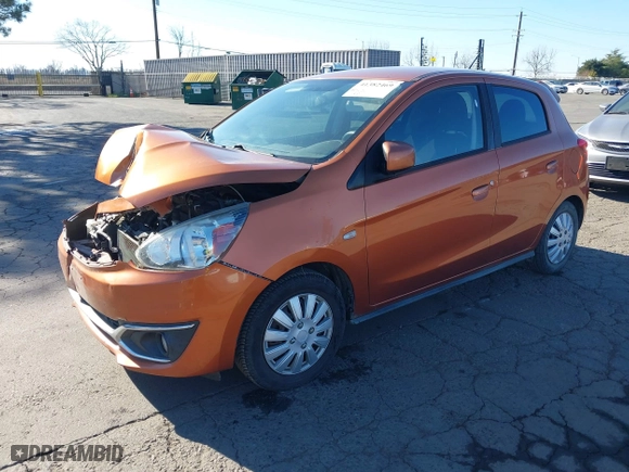 2017 Mitsubishi Mirage ES with VIN ML32A3HJ4HH014925, listed as a IAAI auction lot 41382469 with 127946 miles. Bid and sale history available at carsss.com. Image 17.