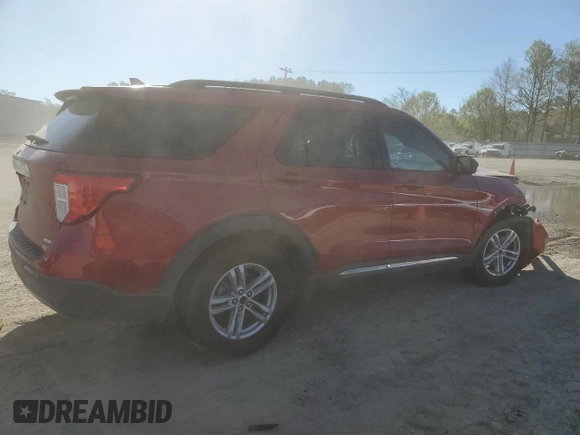 2020 Ford Explorer XLT with VIN 1FMSK7DH3LGB93070, listed as a Copart auction lot 49974945 with 0 mi miles and Salvage Title. Bid and sale history available at carsss.com. Image 3.