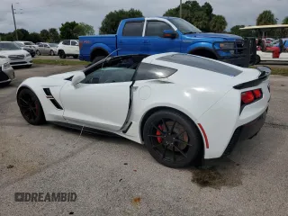 2019 Chevrolet Corvette Grand Sport 2LT with VIN 1G1YY2D71K5100492, listed as a Copart auction lot 74899774 with 0 mi miles and Non Repairable. Bid and sale history available at carsss.com. Image 2.