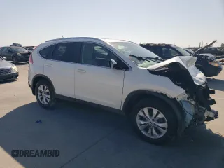 2012 Honda CR-V EX-L with VIN 5J6RM3H73CL042996, listed as a Copart auction lot 52128625 with 181,853 mi miles and Salvage Title. Bid and sale history available at carsss.com. Image 4.