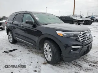 2022 Ford Explorer Platinum with VIN 1FM5K8HC9NGC20986, listed as a Copart auction lot 42523115 with 37,505 mi miles and Clean Title. Bid and sale history available at carsss.com. Image 4.