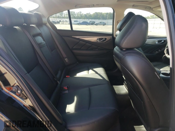 2015 Infiniti Q50 Sport with VIN JN1BV7AP5FM342451, listed as a Copart auction lot 54985825 with 149,516 mi miles and Salvage title. Bid and sale history available at DreamBid. Image 10.